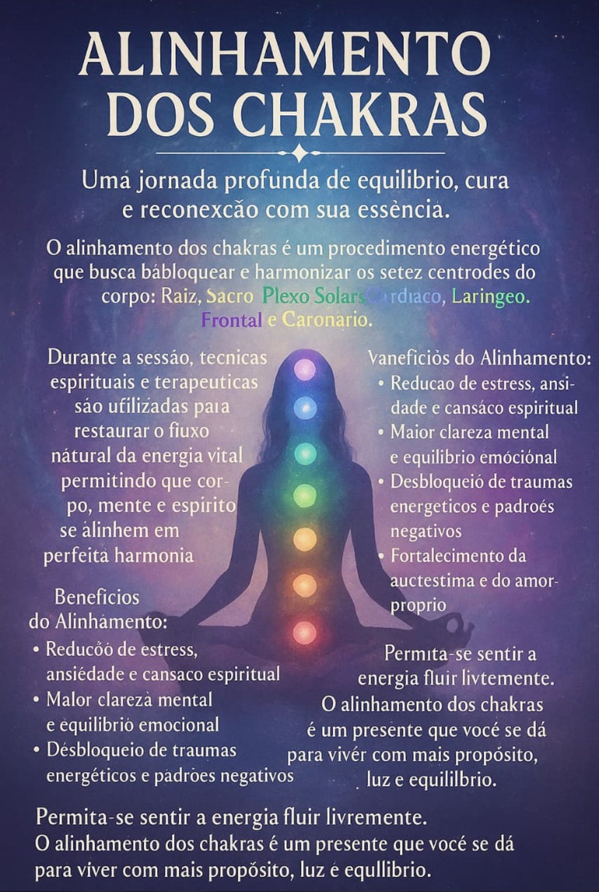 Alinhamento de Chakras