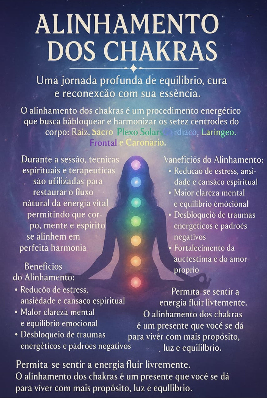 Alinhamento de Chakras